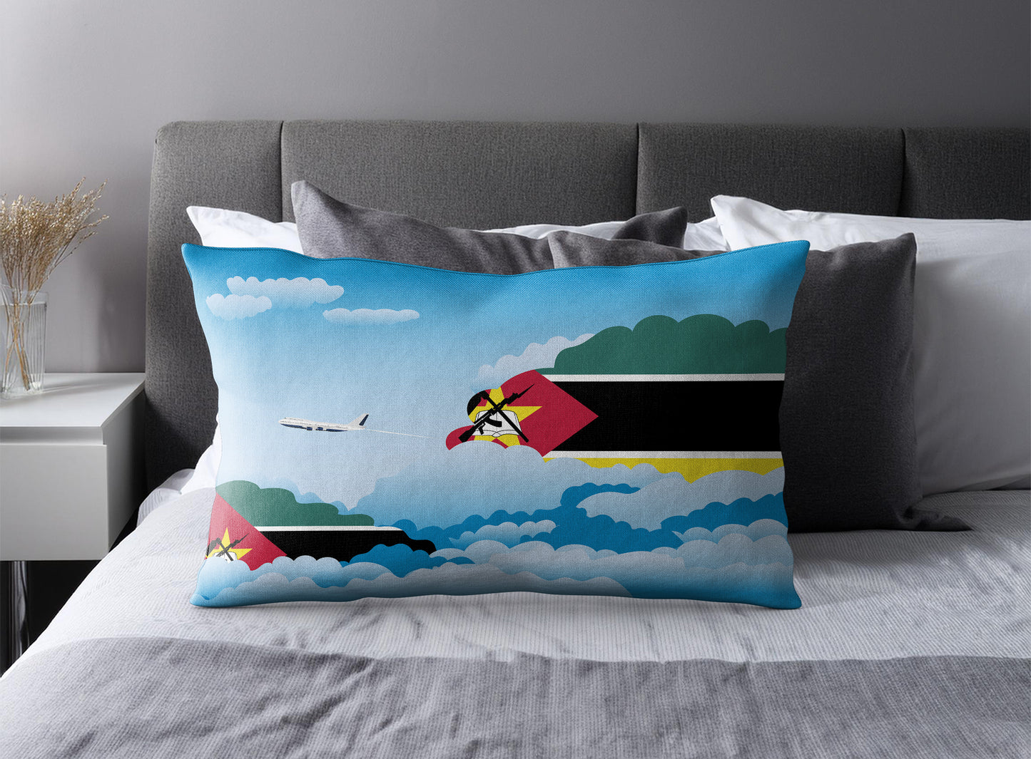 Mozambique Day Clouds Pillow Case