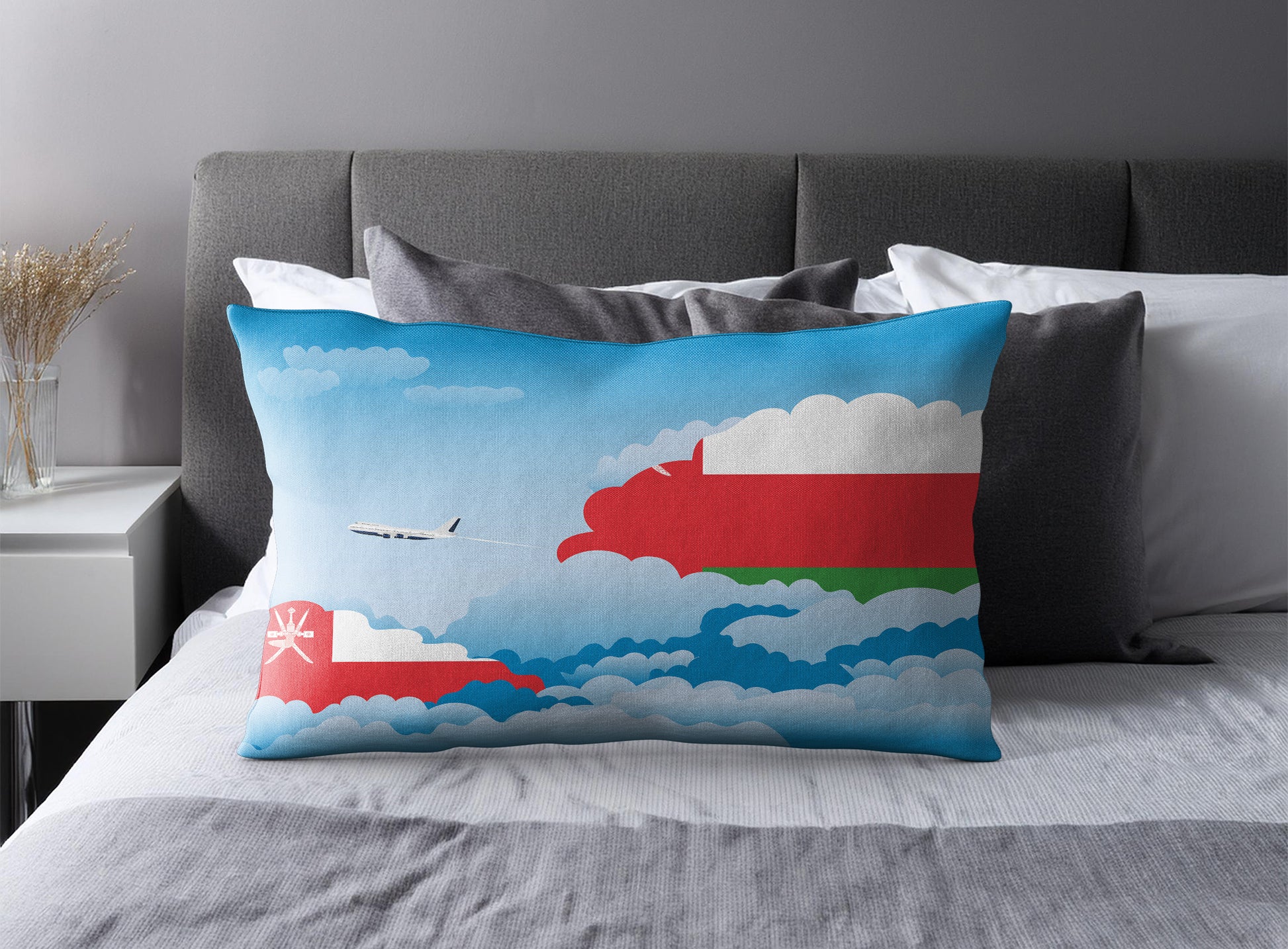 Oman Day Clouds Pillow Case