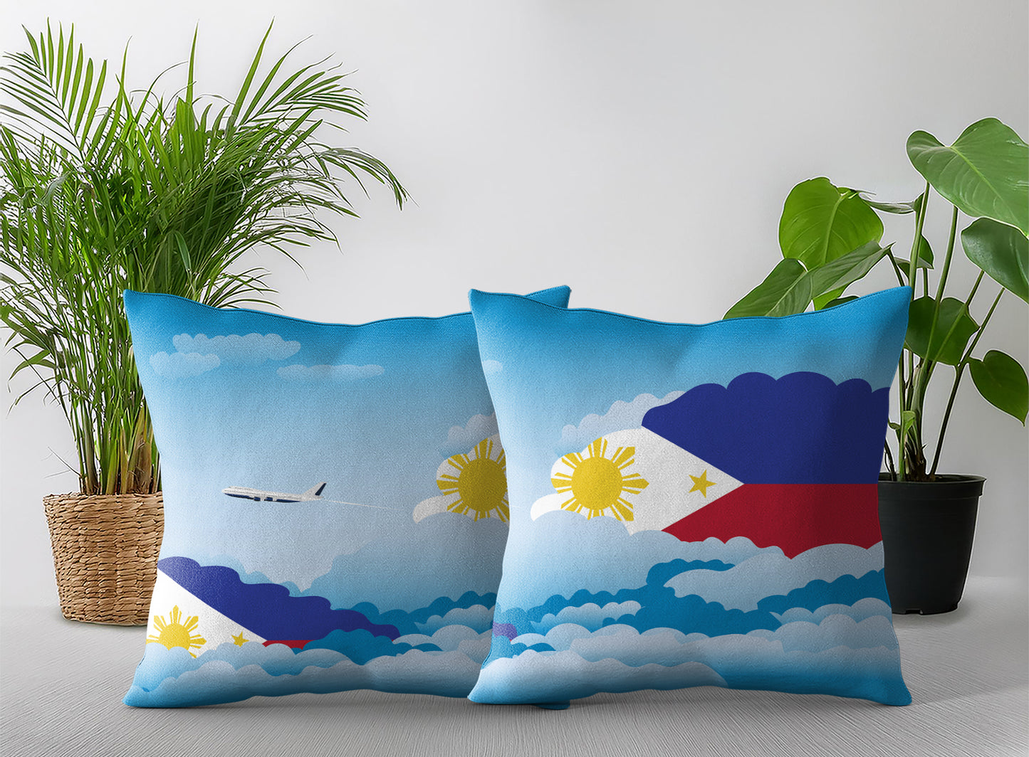 Philippines Day Clouds Pillow Case