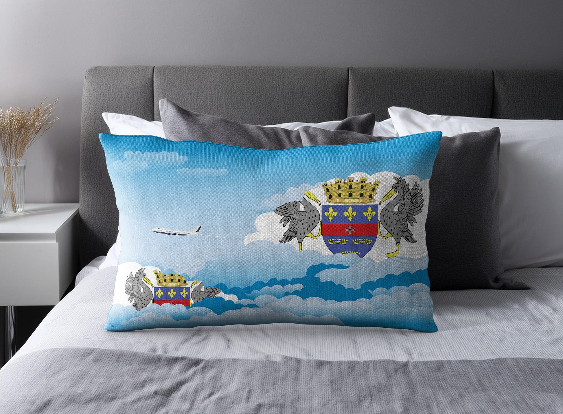 Saint Barthelemy Day Clouds Pillow Case