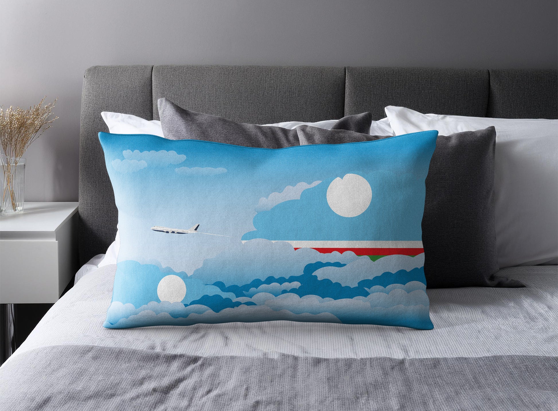 Sakha Republic Day Clouds Pillow Case