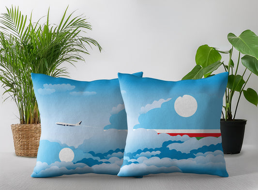 Sakha Republic Day Clouds Pillow Case