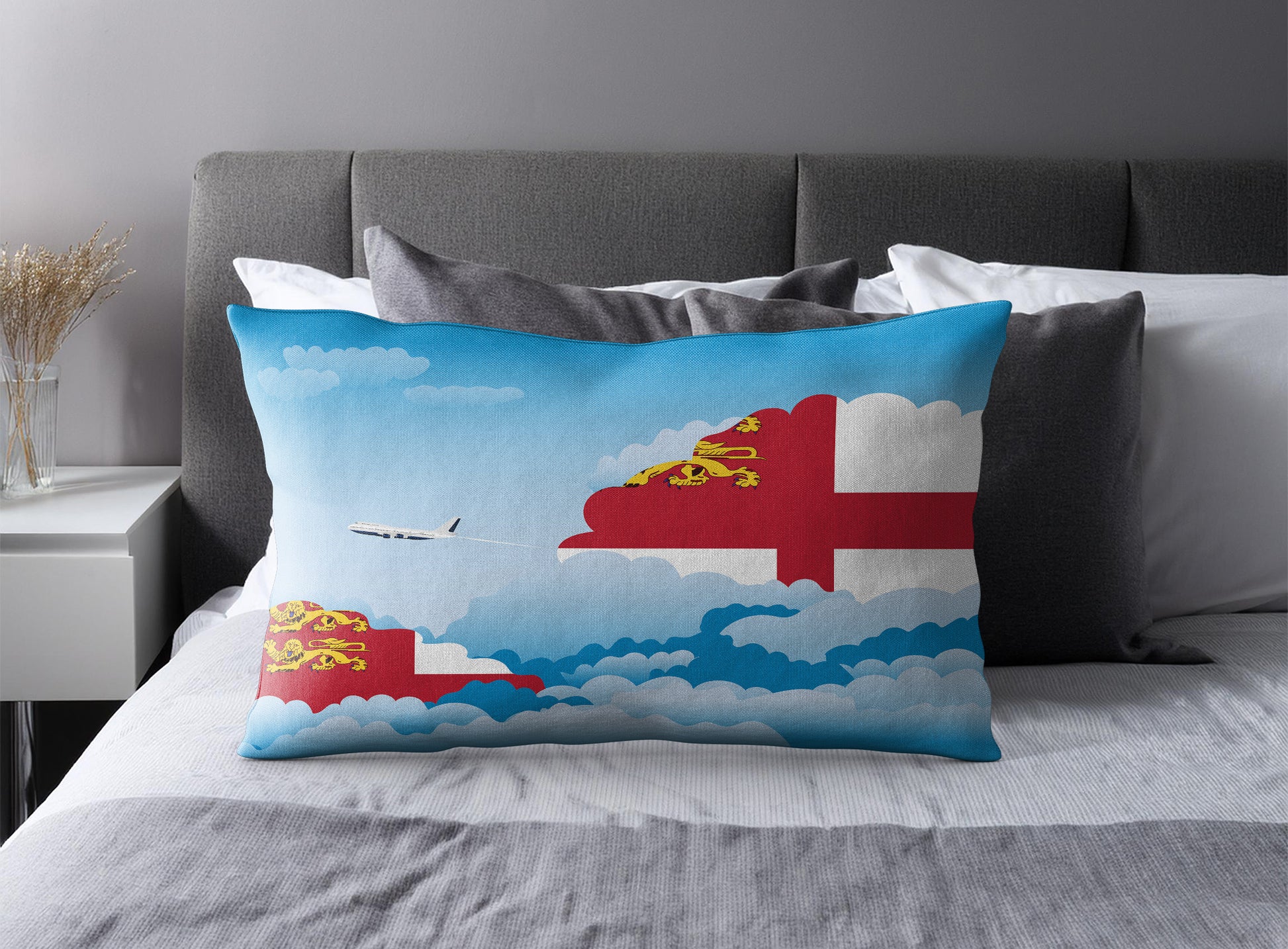 Sark Day Clouds Pillow Case