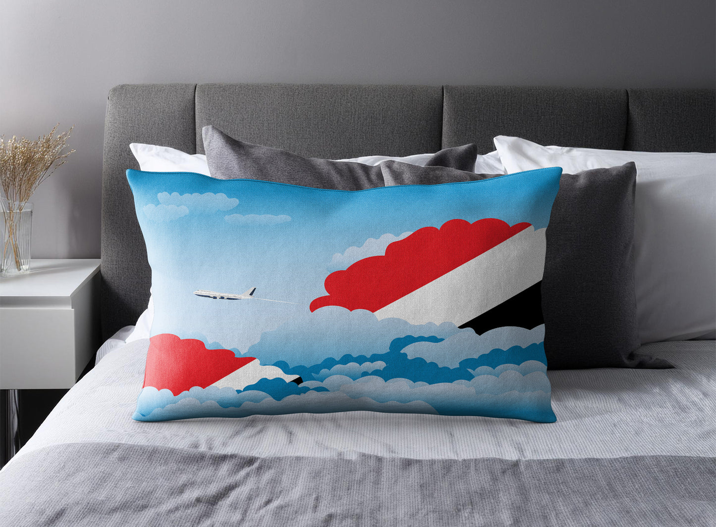 Sealand Principality of Day Clouds Pillow Case