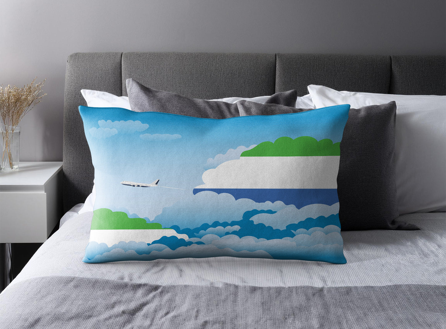 Sierra Leone Day Clouds Pillow Case