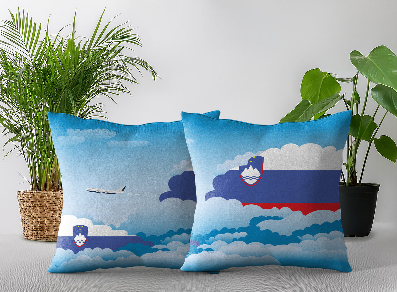 Slovenia Day Clouds Pillow Case