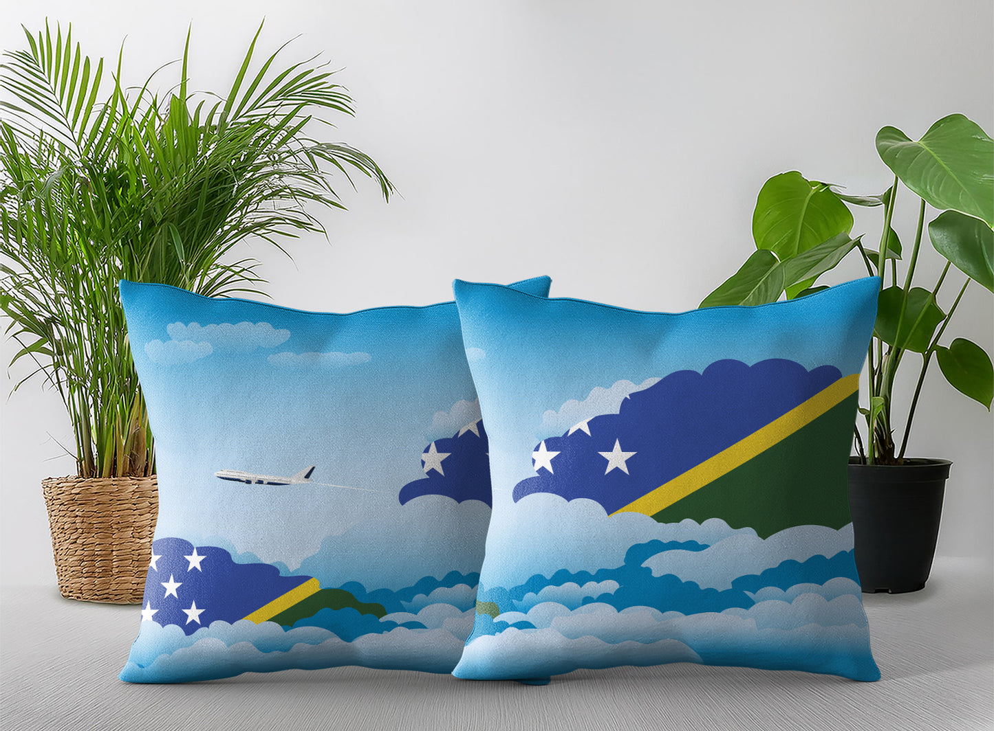 Solomon Islands Day Clouds Pillow Case