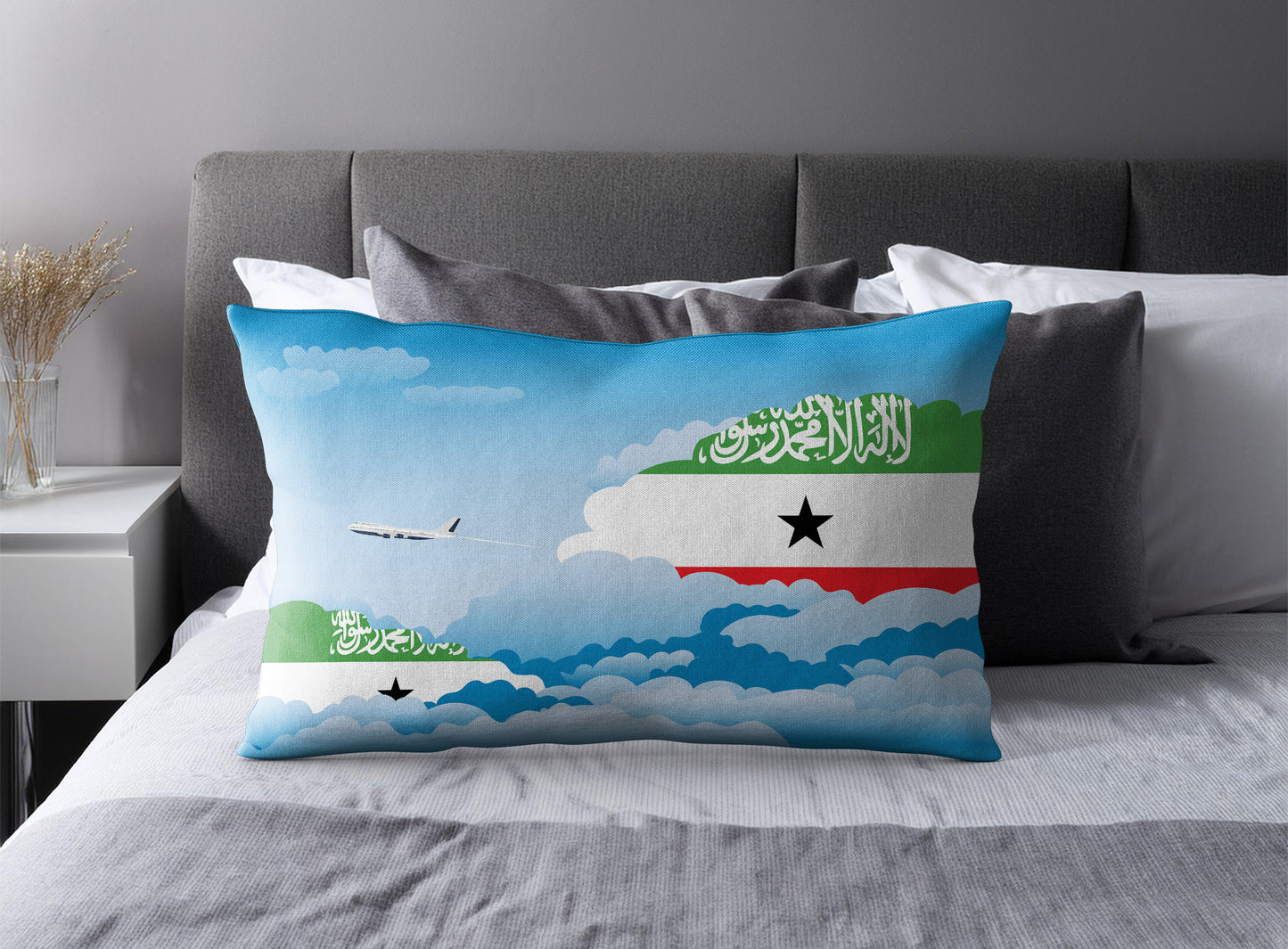 Somaliland Day Clouds Pillow Case