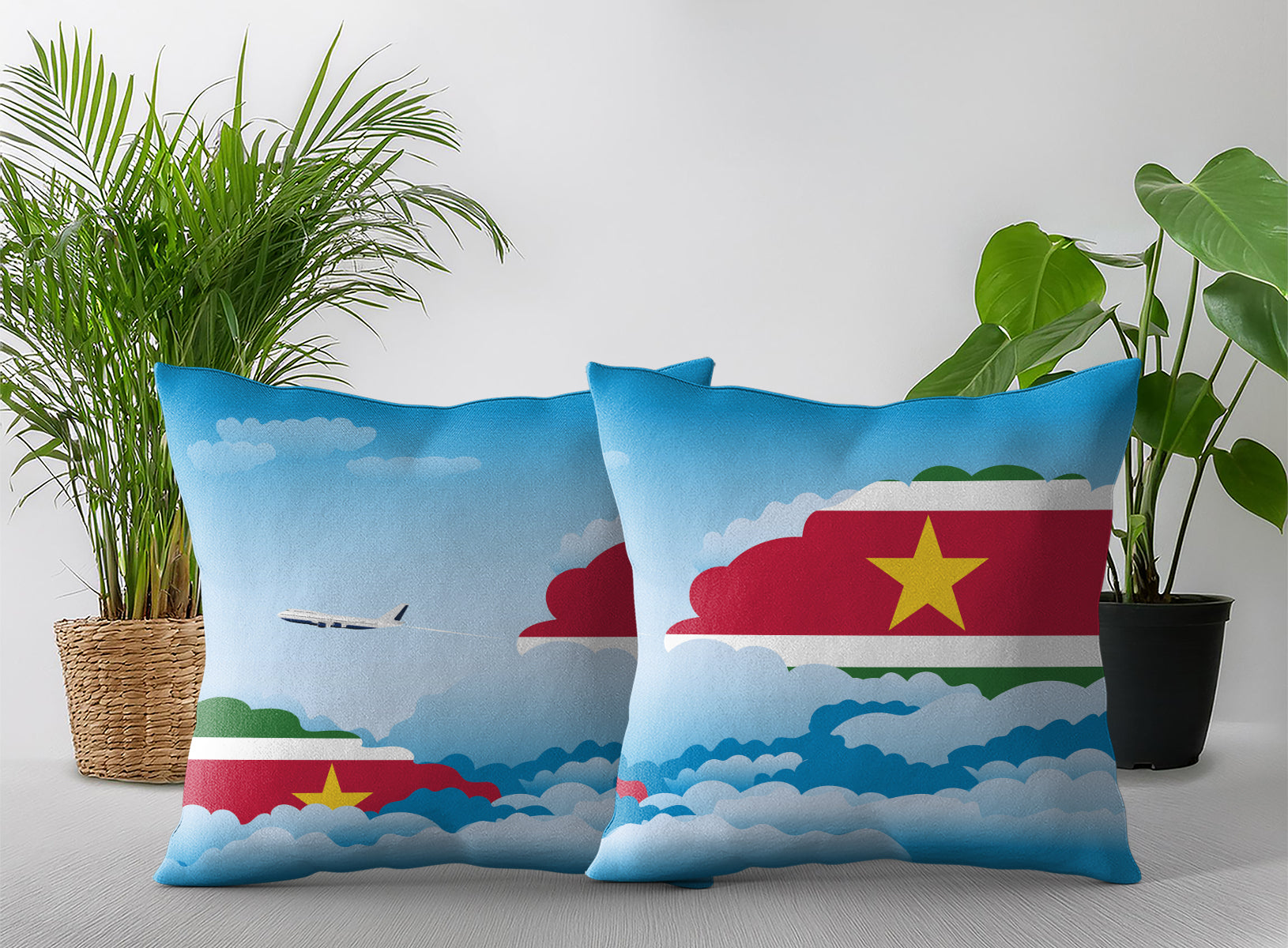 Suriname Day Clouds Pillow Case