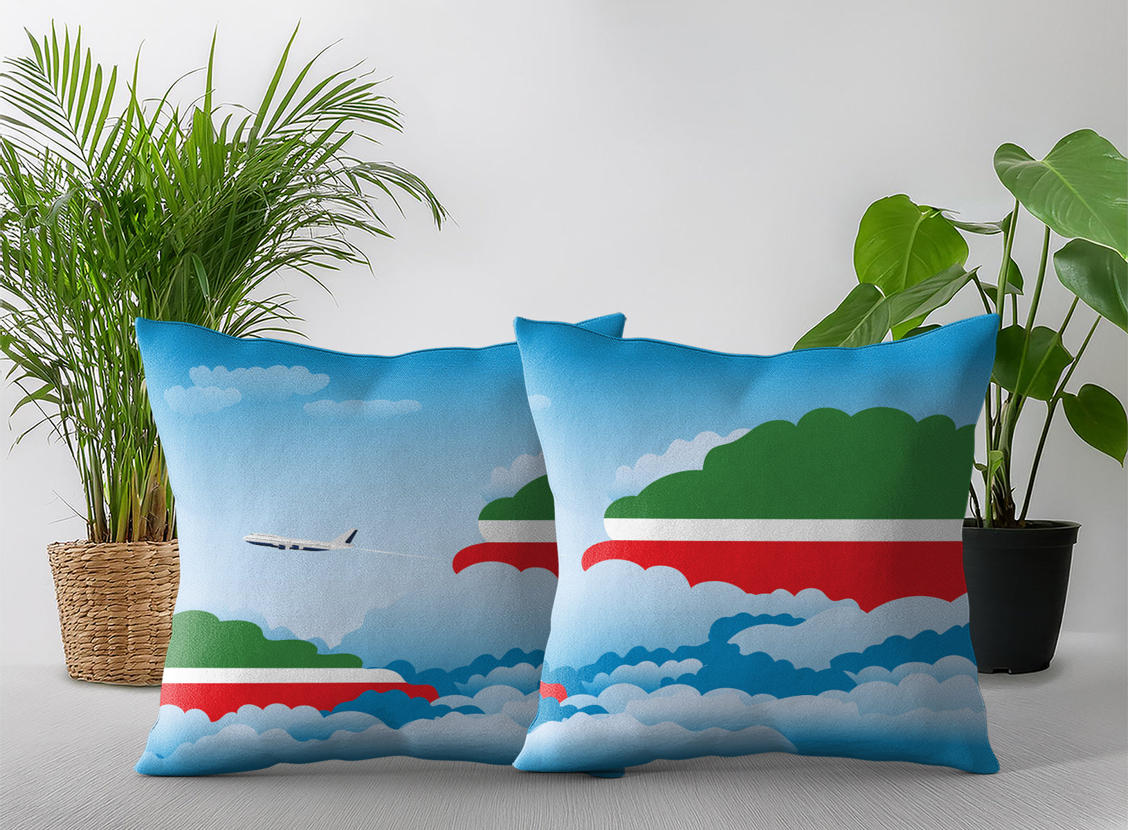 Tatarstan Day Clouds Pillow Case