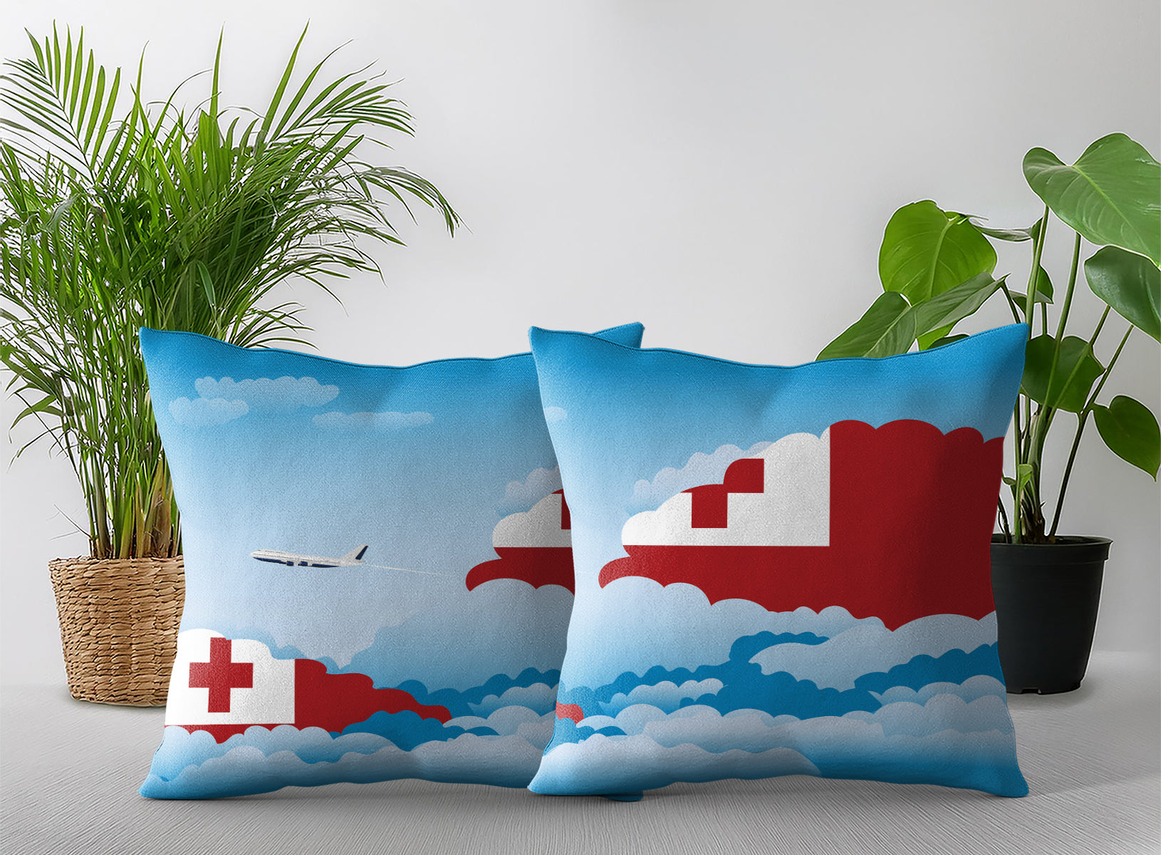 Tonga Day Clouds Pillow Case