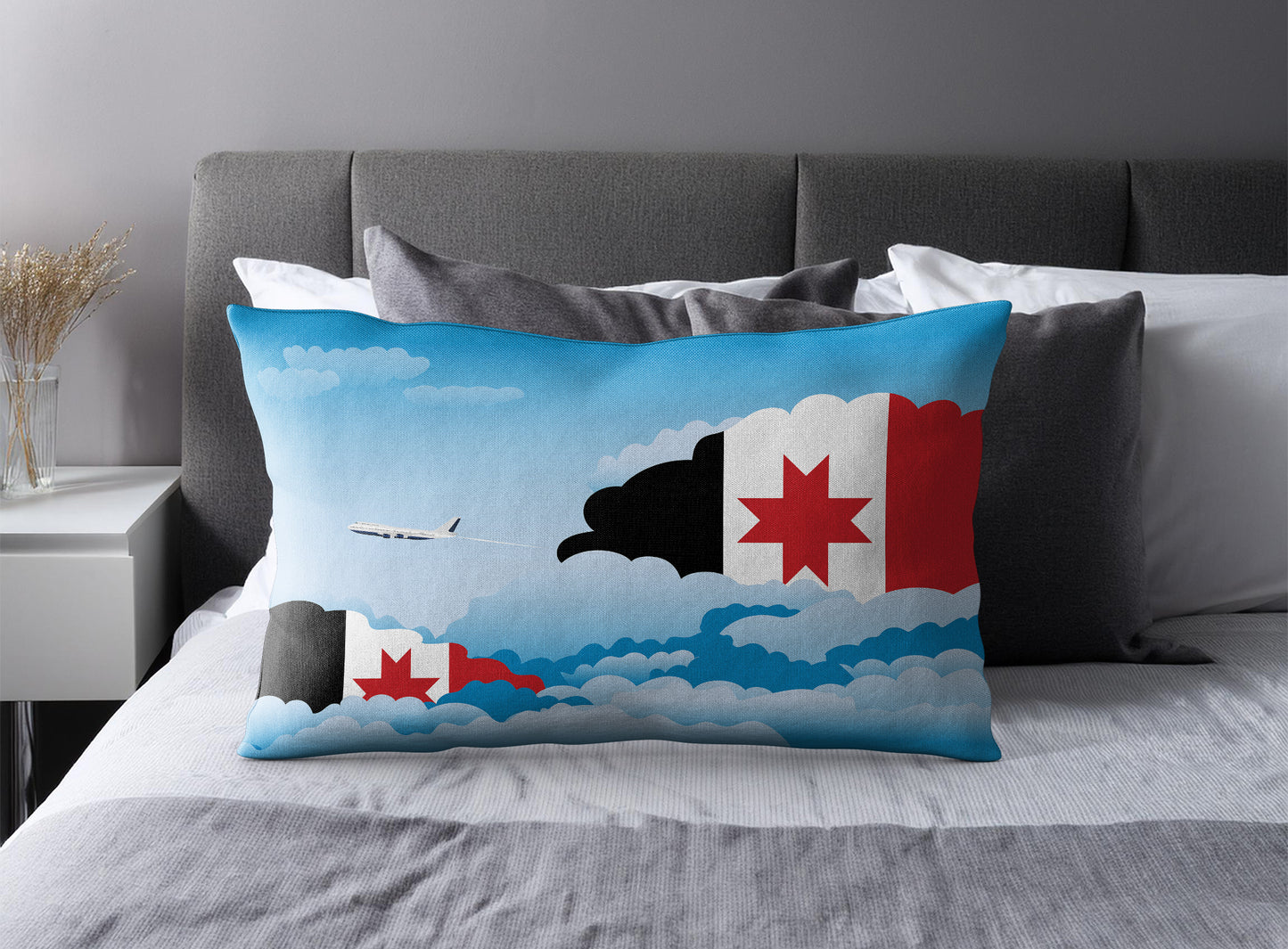 Udmurtia Day Clouds Pillow Case