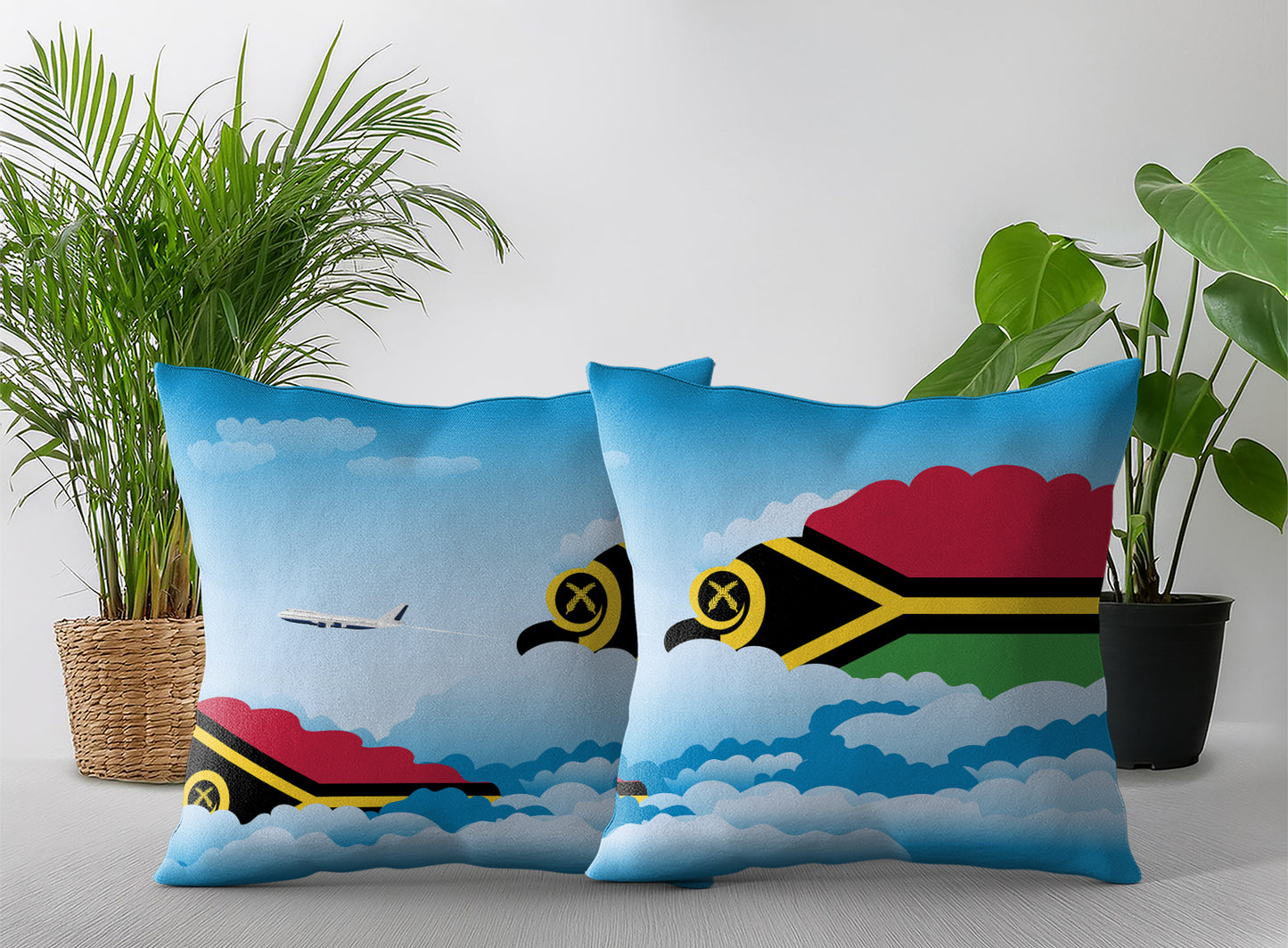 Vanuatu Day Clouds Pillow Case