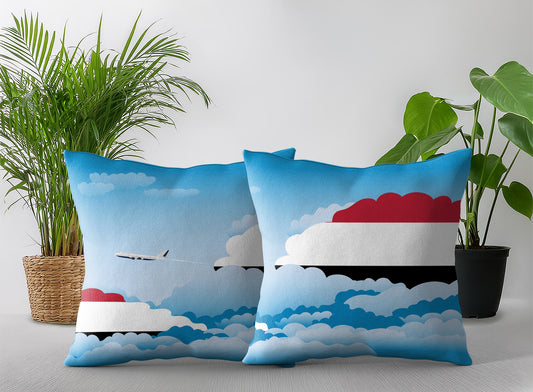 Yemen Day Clouds Pillow Case